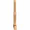 Ekena Millwork Saratoga Timber Gable Bracket, Western Red Cedar, 72"W x 45"H x 3 1/2"D x 5 1/2"F, 15/12 Pitch GBW072X45X0406SAR00SWR - alternate 2